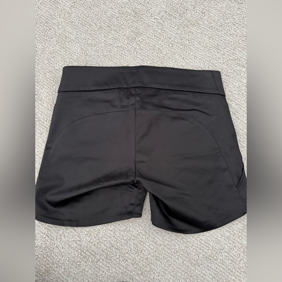 Nanushka Women’s Stretch Satiny Tulip Short Dress Shorts Black Sz Small - Picture 4 of 8